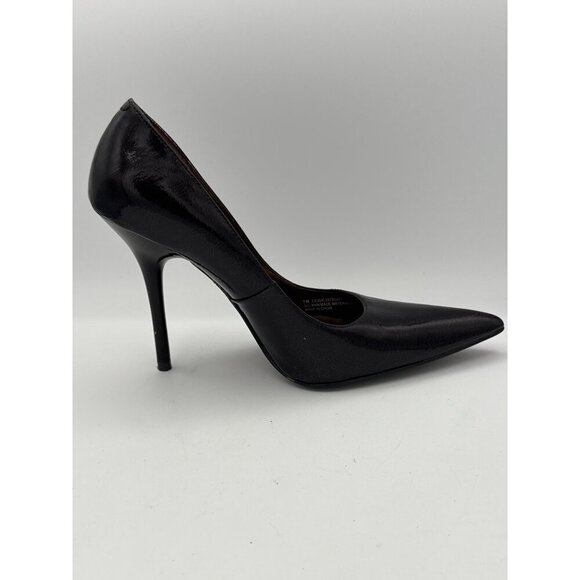 Carlos By Carlos Santana Black Patent Leather Stiletto Heels Size 7 - Picture 5 of 8